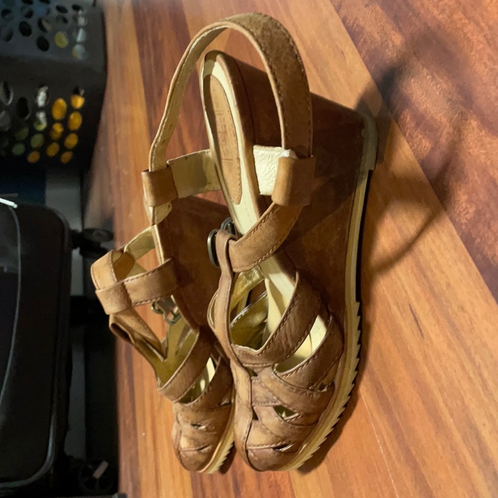 FRYE wedge sandals